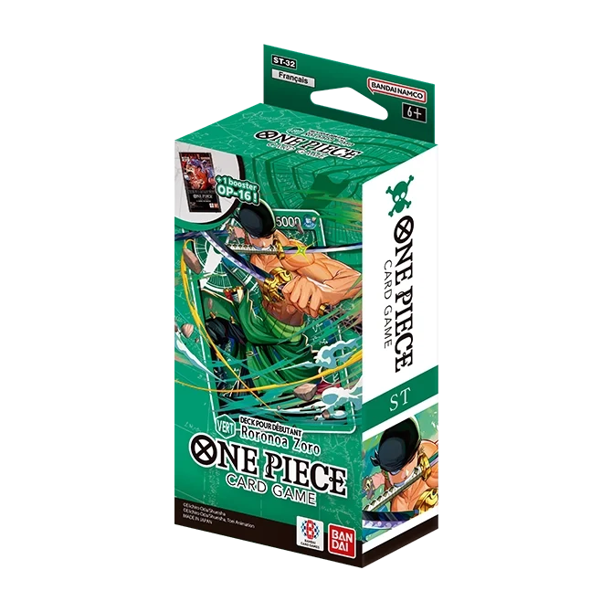 One Piece Card Game — Starter Deck ST-32 Vert Zoro