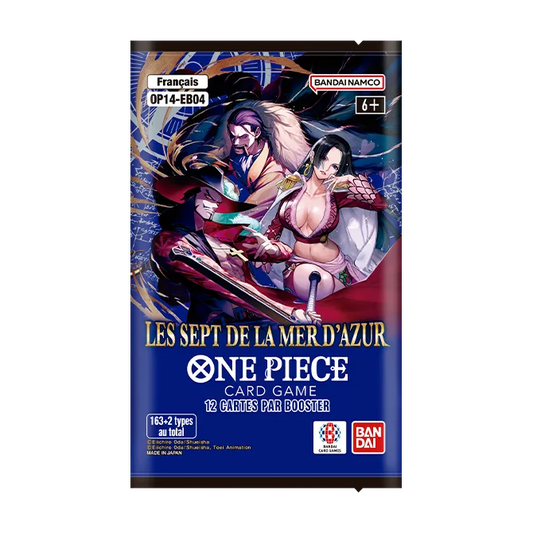 One Piece Card Game — Blister Bipack OP-14 Les Sept de la Mer d'Azur